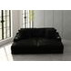 Comfrey Black 2 Piece Modular Sectional