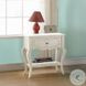 Edalene Pearl White Nightstand