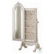 Edalene Synthetic Leather and Pearl White Youth Upholstered Panel Storage Bedroom Set