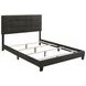 Mapes Charcoal Upholstered Full Panel Bed