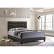 Mapes Charcoal Upholstered Queen Panel Bed