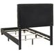 Mapes Charcoal Upholstered Twin Panel Bed