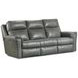 Ellington Ash Leather 89" Zero Gravity Power Reclining Sofa with USB Charging