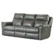 Ellington Ash Leather 89" Zero Gravity Power Reclining Sofa with USB Charging