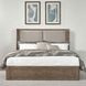 South Bend Burnished Clay and Textured Gravel California King Upholstered Shelter Bed