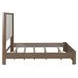 South Bend Burnished Clay and Textured Gravel King Upholstered Shelter Bed