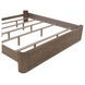 South Bend Burnished Clay and Textured Gravel King Upholstered Shelter Bed