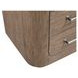 South Bend Burnished Clay 3 Drawer Nightstand with USB Charging