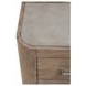 South Bend Burnished Clay 3 Drawer Nightstand with USB Charging