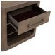 South Bend Burnished Clay 1 Drawer Nightstand with USB Charging