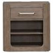 South Bend Burnished Clay 1 Drawer Nightstand with USB Charging