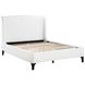 Mosby White King Platform Bed