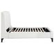 Mosby White King Platform Bed