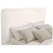 Rebecca Cream California King Upholstered Panel Bed