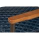 The Harley Chateau Blue Leather Upholstered Accent Chair