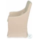 Skirted Beige Arm Chair