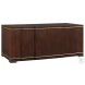 Bel Aire Rich Walnut And Gold Leaf Paramount Executive Desk