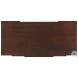 Bel Aire Rich Walnut And Gold Leaf Paramount Executive Desk
