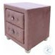 Reggie Pink Fabric Youth Upholstered Panel Bedroom Set