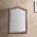 Reggie Pink Upholstered Arched Dresser Mirror