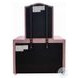 Reggie Pink Fabric 6 Drawer Dresser