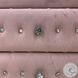 Reggie Pink Fabric 4 Drawer Lingerie Chest