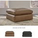 Emilia Caramel Oversized Accent Ottoman