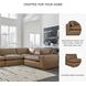 Emilia Caramel Modular 4 Piece Sectional