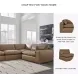 Emilia Caramel Leather Modular 4 Piece Sectional