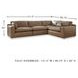 Emilia Caramel Modular 4 Piece Sectional