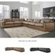 Emilia Caramel Modular 6 Piece Sectional