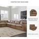 Emilia Caramel Modular 7 Piece Sectional