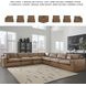 Emilia Caramel Modular 7 Piece Sectional