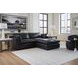 Emilia Black Leather Modular Sectional