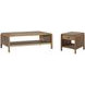 Aurora Latte Waterfall Occasional Table Set