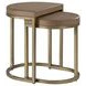 Aurora Latte Bridges Occasional Table Set