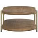 Aurora Latte Bridges Cocktail Table