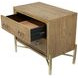 Aurora Latte 2 Drawer Nightstand with USB