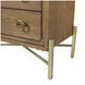 Aurora Latte 2 Drawer Nightstand with USB