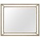 Aurora Latte Wood and Metal Mirror