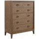 Aurora Latte 5 Drawer Chest