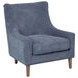 Aurora Sapphire Hiback Accent Chair