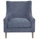 Aurora Sapphire Hiback Accent Chair
