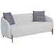 Aurora Ivory 85" Dreamy Rounded Sofa