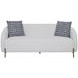 Aurora Ivory 85" Dreamy Rounded Sofa