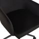 Sydney Black Performance Fabric Upholstered Swivel Desk Chair