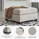 Mahoney Pebble Oversized Accent Ottoman