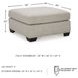 Mahoney Pebble Oversized Accent Ottoman