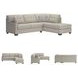 Mahoney Pebble 2 Piece RAF Chaise Sectional