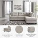 Mahoney Pebble 2 Piece RAF Chaise Sleeper Sectional